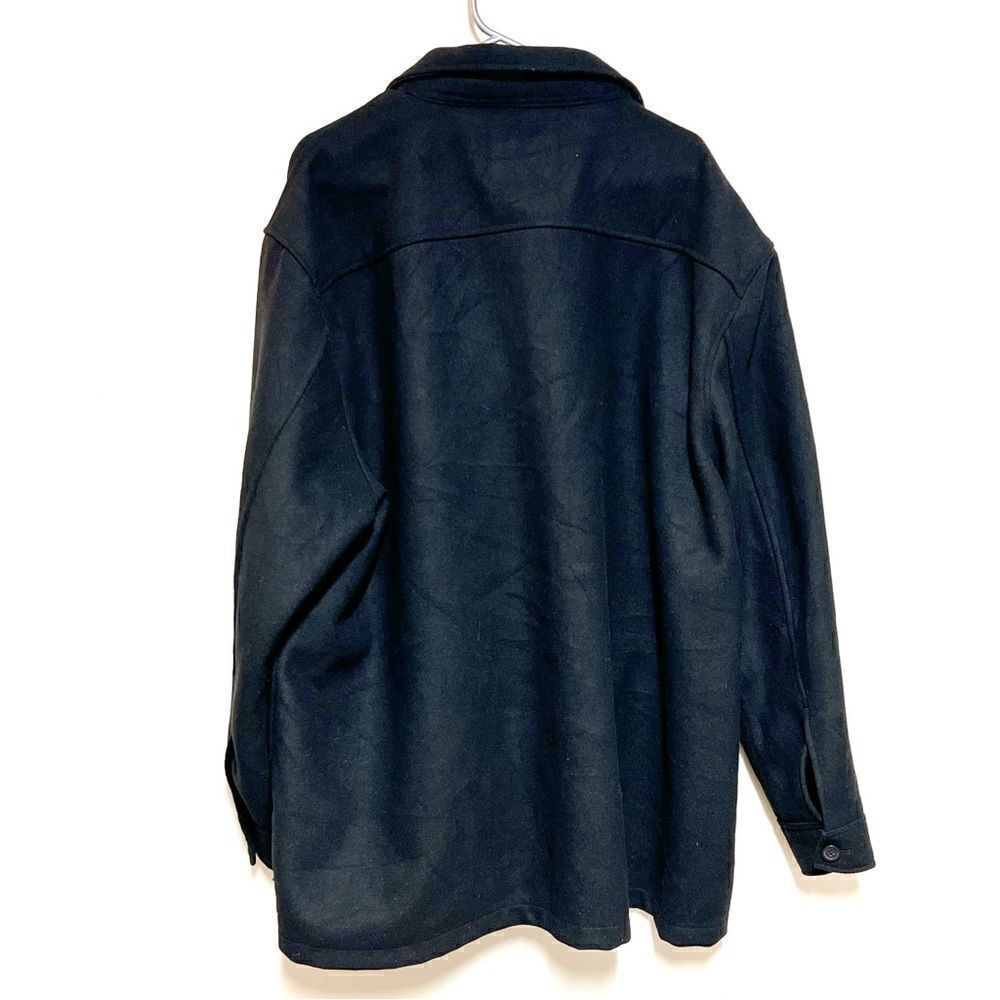 NWOT Shaquille O’ Neal black Brushed Sha*Q*ket Shacket Sz 3 XL - Picture 4 of 9